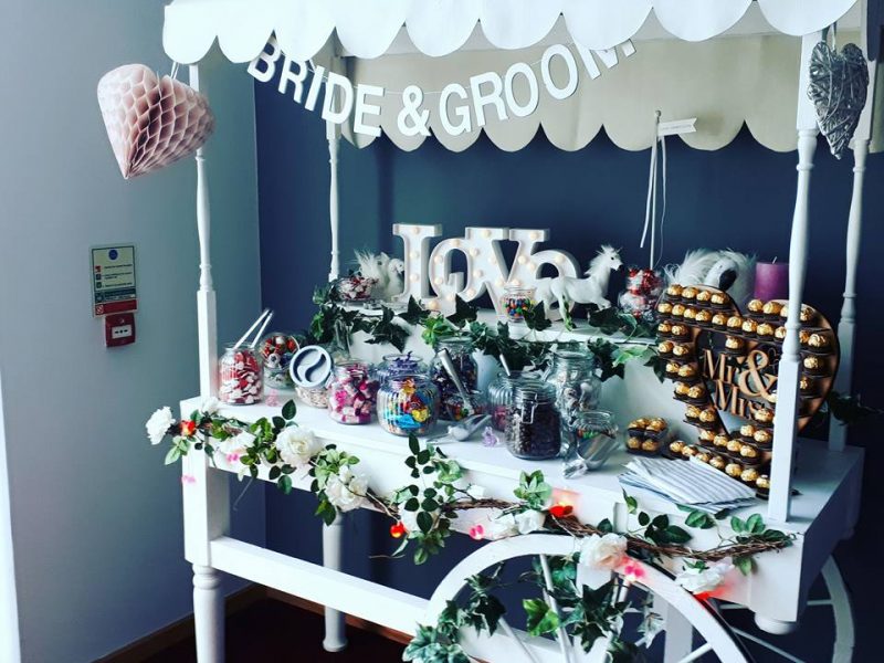 candy cart sweetie cart hire for weddings parties and events in chester