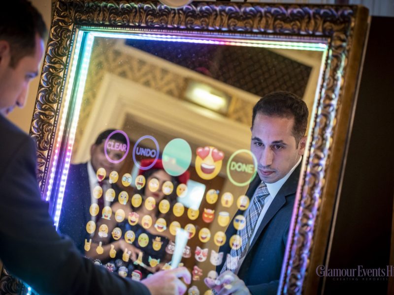selfie mirror photo booth for weddings, corporate events and parties based in cheshire