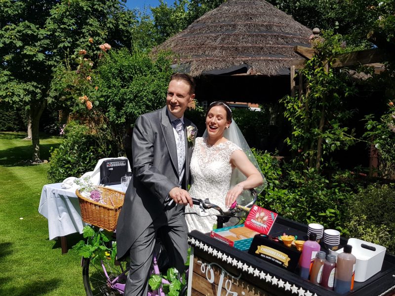 icecream cart hire for weddings in cheshire