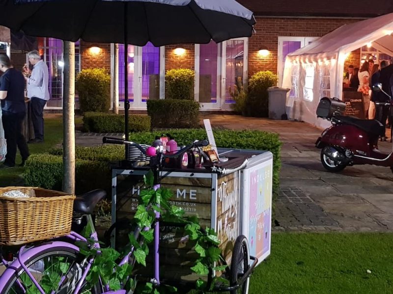 tipple trike prosecco hire for weddings events and parties in chester