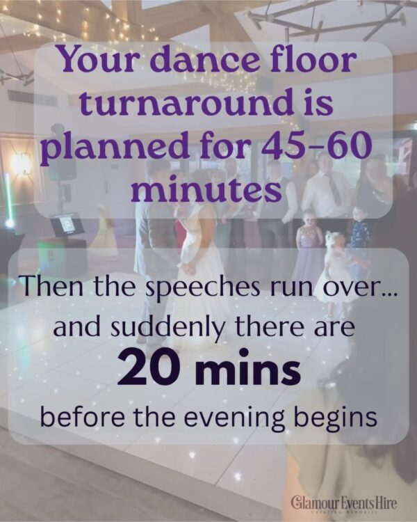 The dancefloor is what you see. The team behind it is why you book us.…